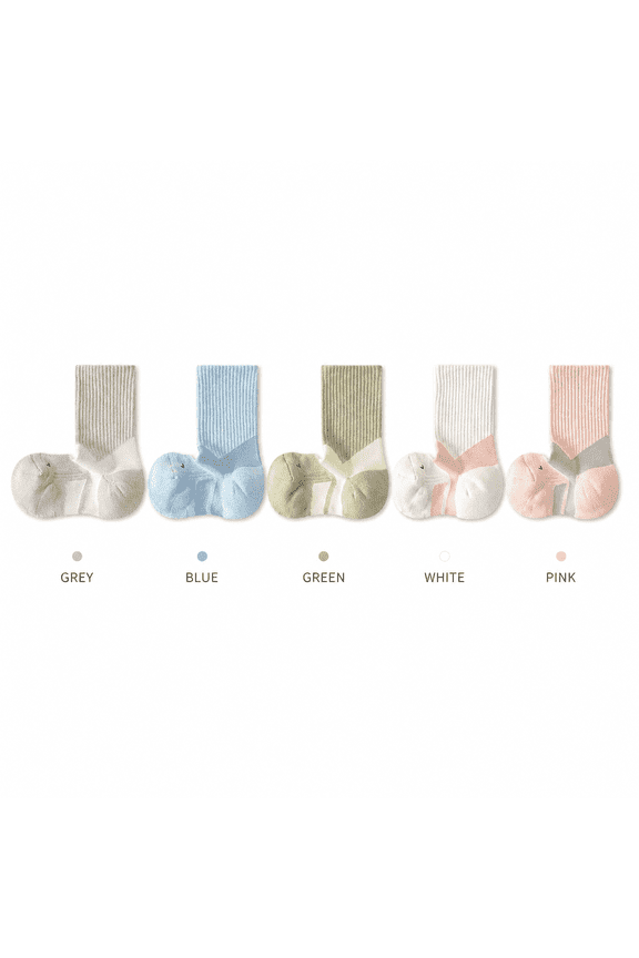 5 Pairs New Women's Summer Thin Breathable MidCalf Socks with Letter Prints, AntiOdor Yoga & Running Sports Socks