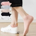 thumbnail image 1 of 5 Pairs Women's Solid color light Ankle Socks, 1 of 11