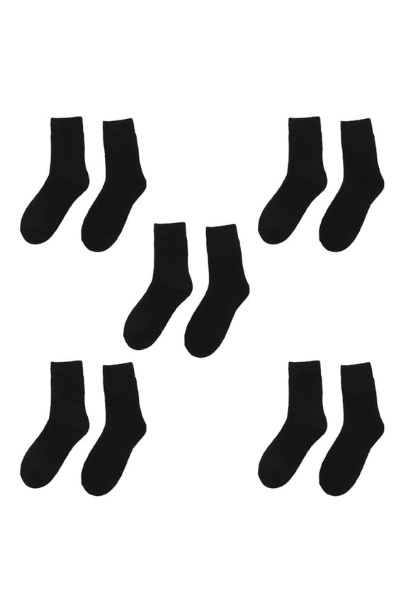5 Pairs Wool Socks Thick Thermal Hiking Winter Warm Boot Heavy Soft Cozy Socks for Cold Weather