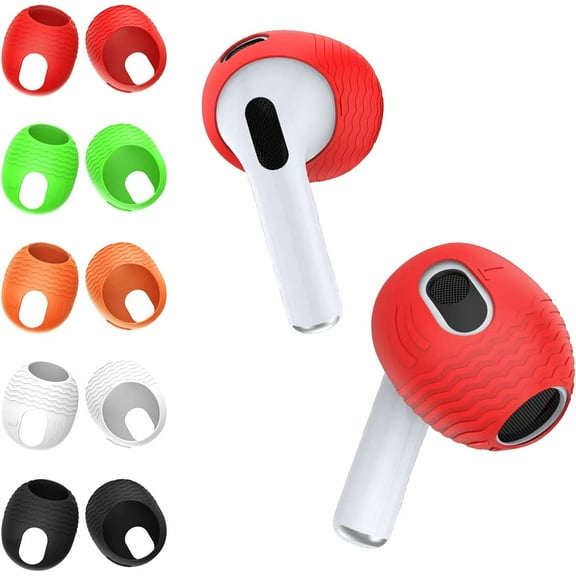 (5 Pairs) for AirPods 3 Ear Tips Covers, Silicone Anti-Slip Ear Covers Accessories Compatible with AirPods 3rd Generation 2021