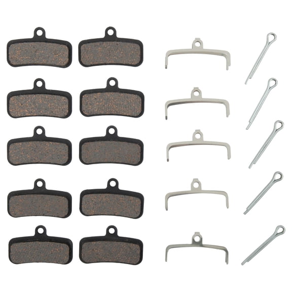 5 Pairs of D03S D02S Bicycle Brake Pads for Saint BRM810 BRM820 BRM8020 M8120 M640 BRM9120 (metal)