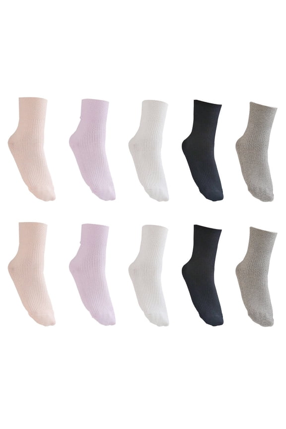 5 Pairs of Diabetic Socks for Women Elderly Nursing Socks Pregnant Women Socks