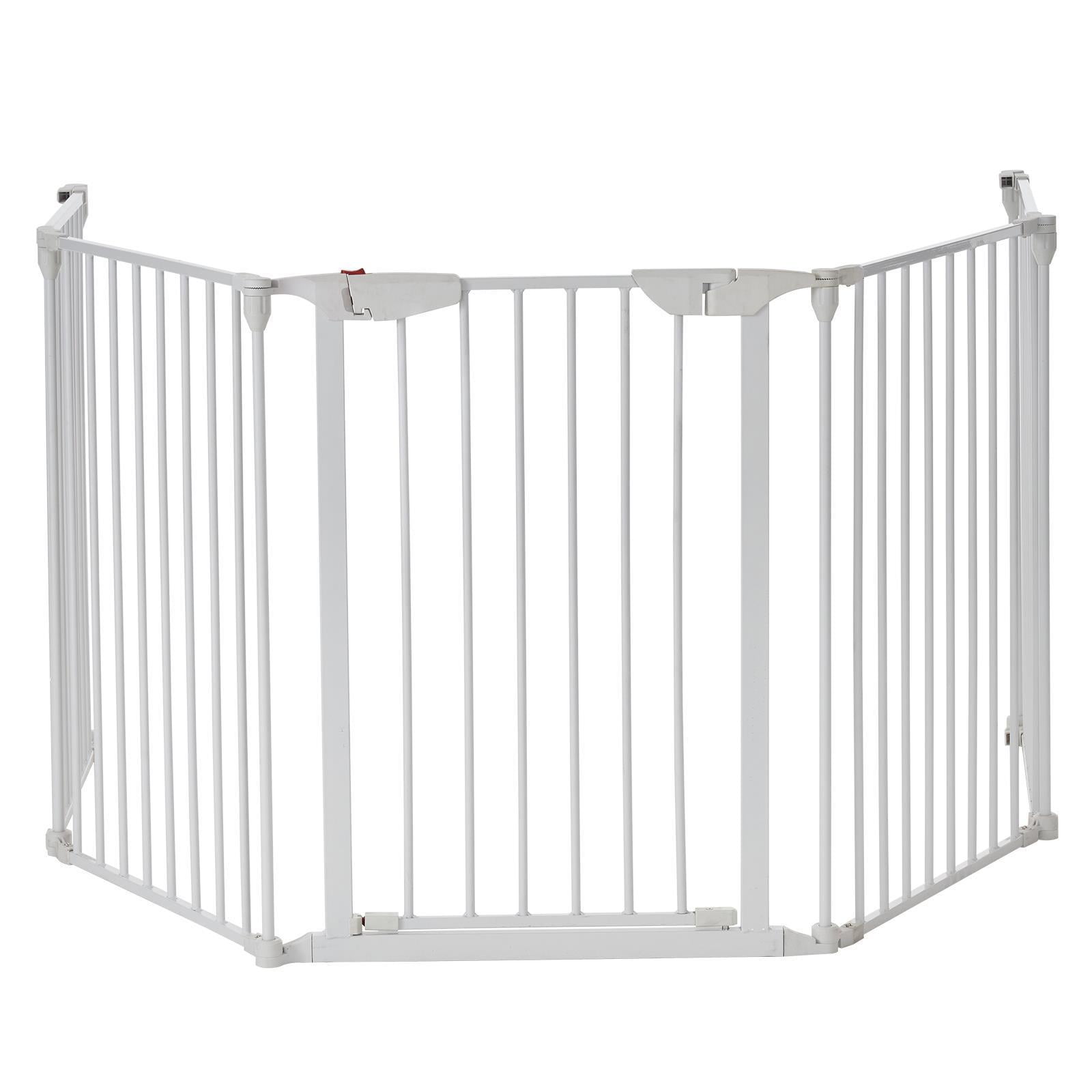 5 Panel Fireplace Fence Safety Fence Hearth Gate For Dog Pet Gate Guard