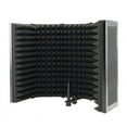 thumbnail image 1 of 5 Panel Foldable Microphone Isolation Shield Recording Sound Absorber Foam Panel, 1 of 5