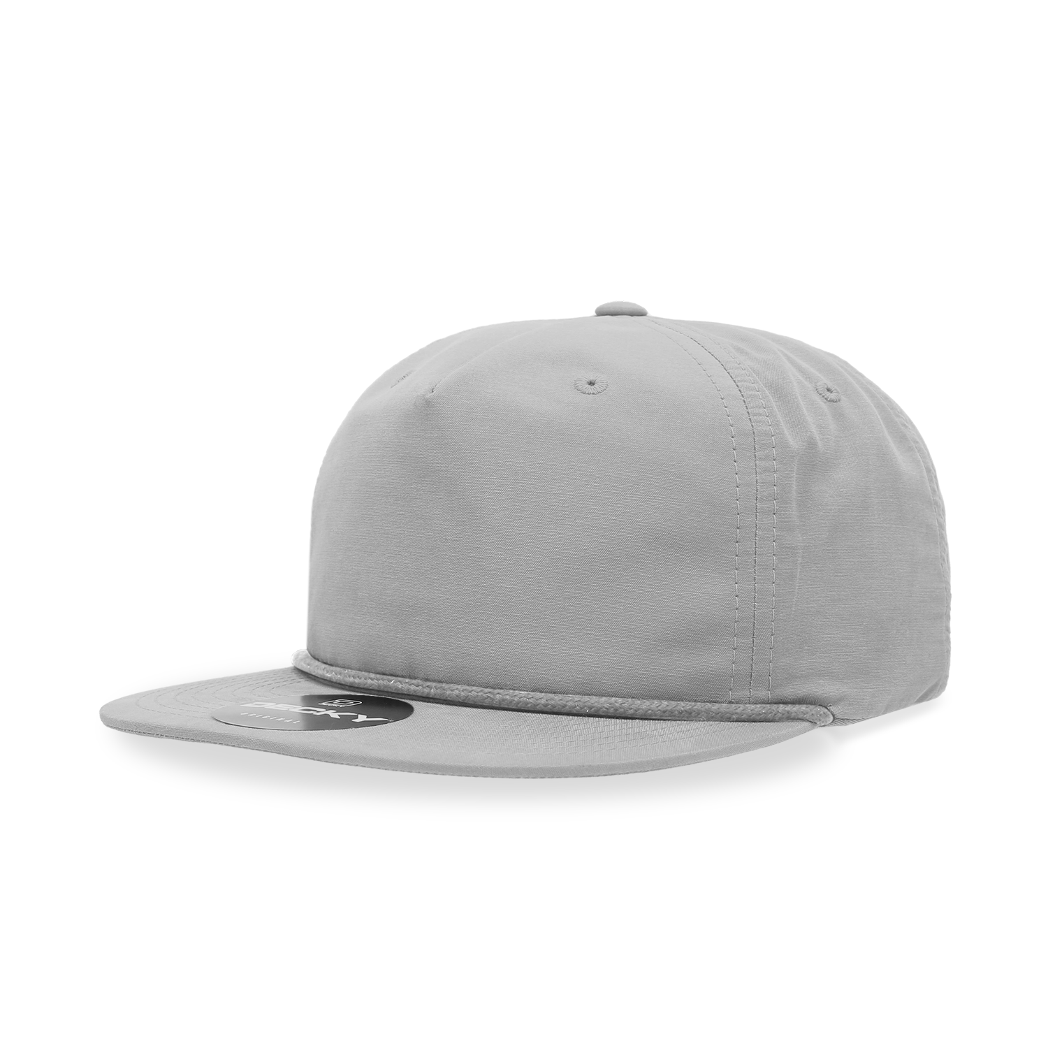 Decky 5 Panel High Profile Relaxed Cotton Blend Rope Hat - Style 6032 For Men