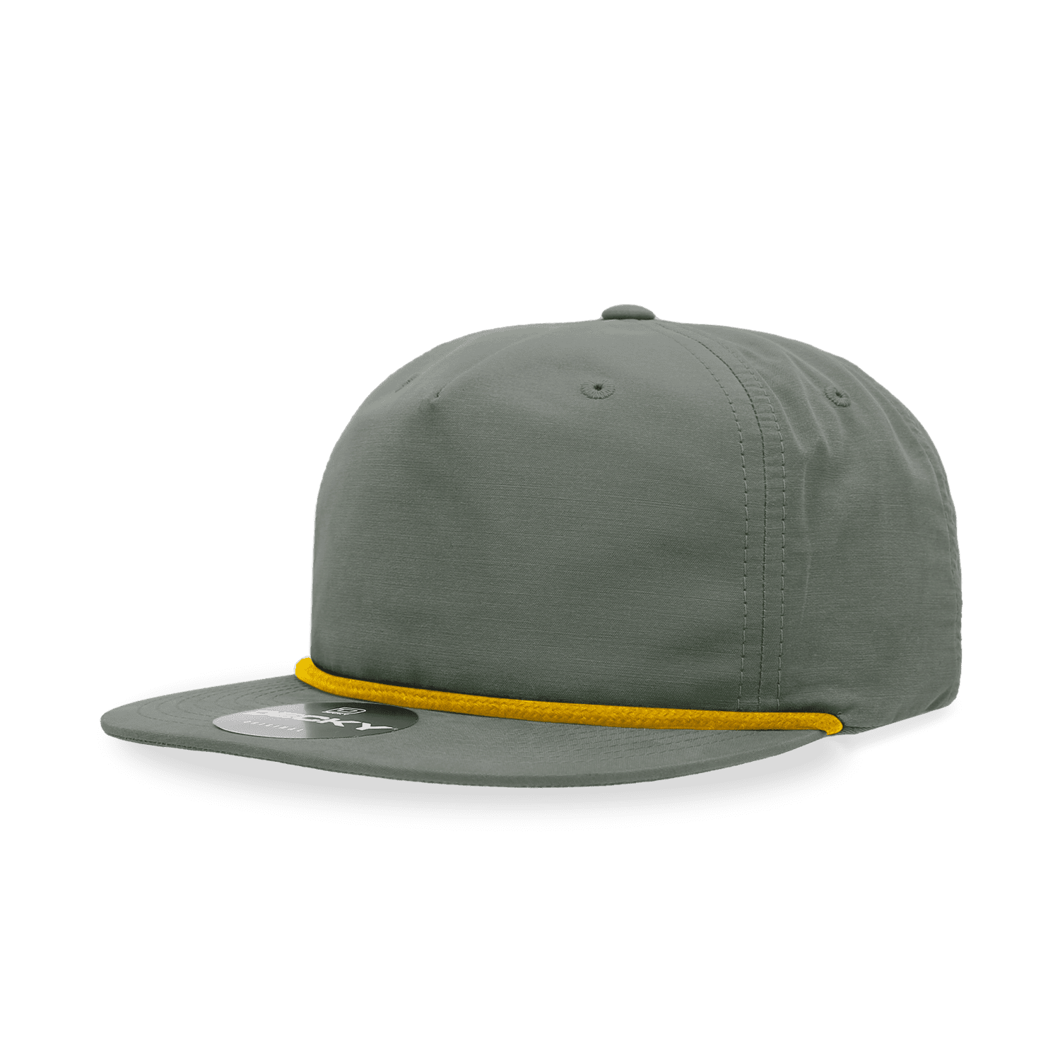 Decky 6032 5 Panel High Profile Relaxed Cotton Blend Rope Hat