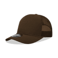 thumbnail image 1 of Decky 6040 5 Panel High Profile Structured Cotton/Poly Blend Trucker w/Rope-Brown, 1 of 1