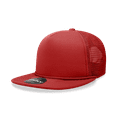 thumbnail image 1 of Decky 6026 5 Panel High Profile Structured Foam Trucker Hat-Red, 1 of 1