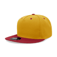 thumbnail image 1 of Decky 6029 5 Panel High Profile Structured Polyester Snapback-Gold/Cardinal, 1 of 1