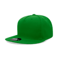 thumbnail image 1 of Decky 6029 5 Panel High Profile Structured Polyester Snapback-Kelly, 1 of 1
