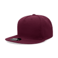 thumbnail image 1 of Decky 6029 5 Panel High Profile Structured Polyester Snapback-Maroon, 1 of 1