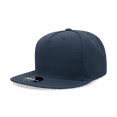 thumbnail image 1 of Decky 6029 5 Panel High Profile Structured Polyester Snapback-Navy, 1 of 1