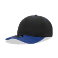 thumbnail image 1 of Decky 6024 5 Panel Mid Profile Structured Cotton Blend Cap-Black/Royal, 1 of 1