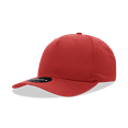 thumbnail image 1 of Decky 6024 5 Panel Mid Profile Structured Cotton Blend Cap-Red, 1 of 1