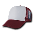 thumbnail image 1 of Decky 6025 5 Panel Mid Profile Structured Foam Trucker Hat-Cardinal/White/Cardinal, 1 of 1