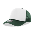 thumbnail image 1 of Decky 6025 5 Panel Mid Profile Structured Foam Trucker Hat-Forest/White/Forest, 1 of 1