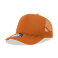 thumbnail image 1 of Decky 6025 5 Panel Mid Profile Structured Foam Trucker Hat-Orange, 1 of 1