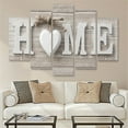 thumbnail image 1 of 5 Panels Wall Paintings Home Letter Prints Photo Paintings Wall Art for Home Decorations Paintings Picture Core without Frame, 1 of 2