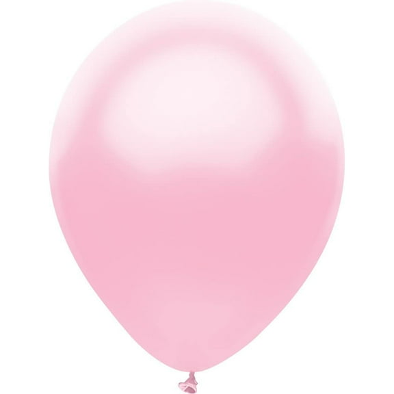 5" Partymate Latex Balloons Silk Pink 50ct Made In USA