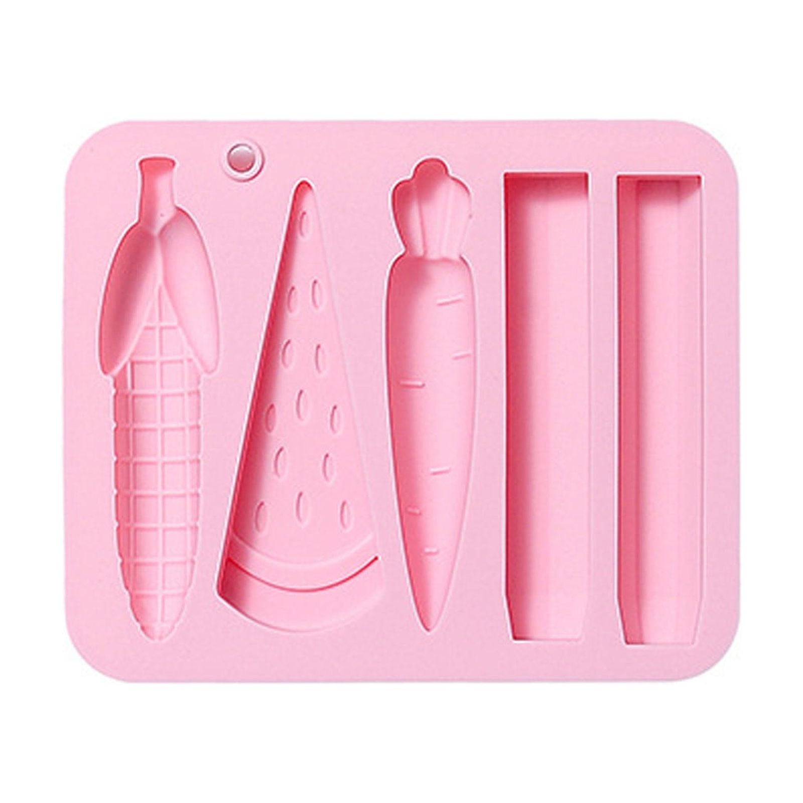 5 Patterns Vegetable And Fruit Simple Modeling Crayons Molds Chocolate