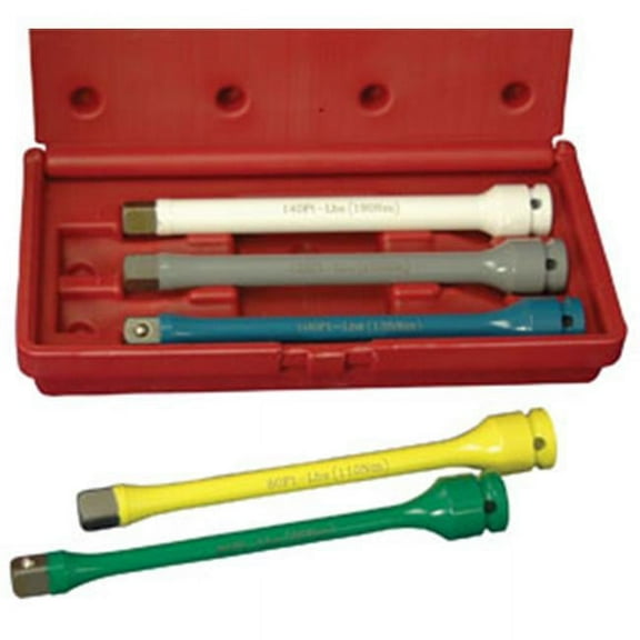ATD Tools 4375 5 Pc. 1/2" Drive Wheel Torque Extension Set ATD-4375