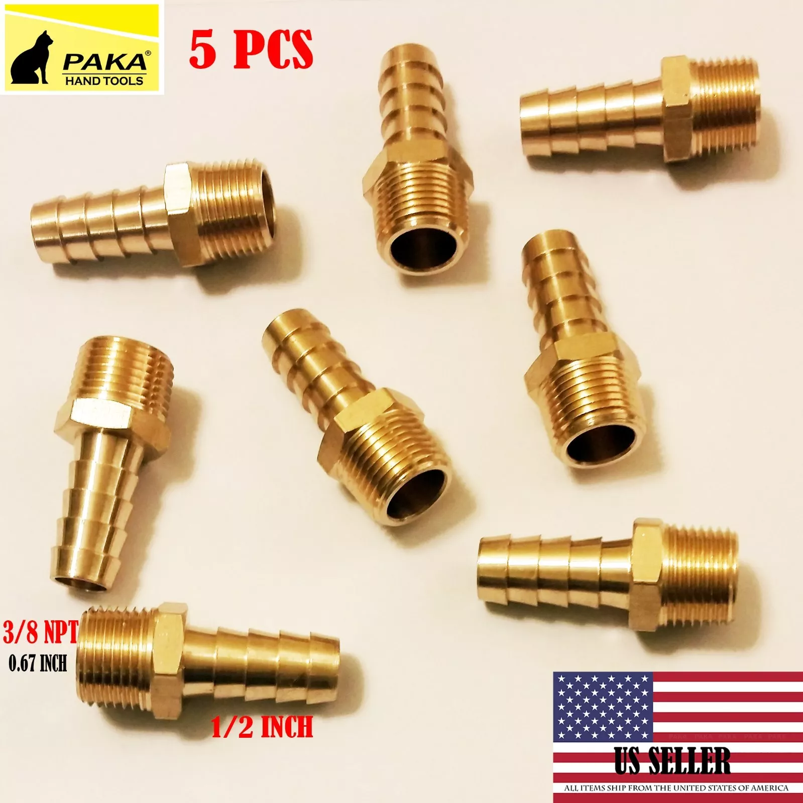 1/4" NPT X 3/8" NPT Male/Female | Shepherd Hydraulics