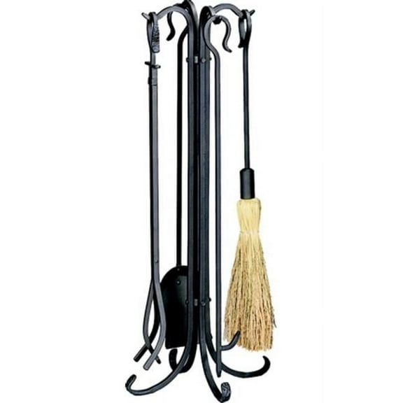 5 Pc Bronze Heavy Weight Rustic Fireset