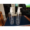 thumbnail image 1 of 5-Pc Clear Plastic Bottle Dispenser Liquid Pump Container-Soap-Lotion-Etc. 14Oz., 1 of 2