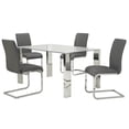 thumbnail image 1 of 5 Pc Contemporary Dinng Set Grey, 1 of 5
