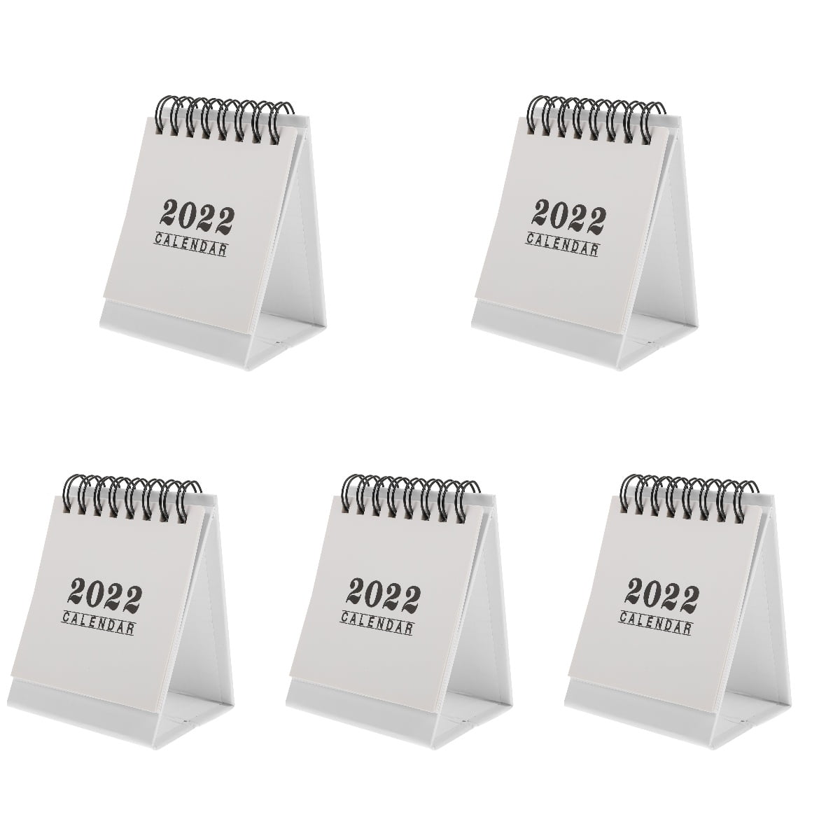 5 Pc Desk Calendar Calendars 2023 Almanaques 2024 Table Top Easels for