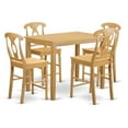 thumbnail image 1 of 5  Pc  Dining  counter  height  set  -  Kitchen  Table  and  4  bar  stools  with  backs., 1 of 2