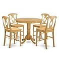 thumbnail image 1 of 5  Pc  counter  height  Dining  set  -  Table  and  4  Kitchen  bar  stool., 1 of 5