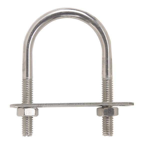 Hampton 02-3450-211 U-Bolt Stainless Steel Zince 0.312 x 1.375 x 0. 875 in. - pack of 5