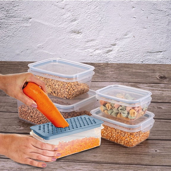 5-Pc Perfect Lock Food Storage Containers Set Plasutil | BPA-Free | Kitchen Organization, Pantry