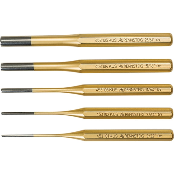 5 Pc Pin Punch Set 9R450005