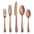 thumbnail image 1 of 5-Pc Satin Flatware Set in Copper, 1 of 1