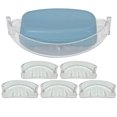 thumbnail image 1 of 5 Pc Soap Dish Replacement Recessed Wall Holder Bar Saver Tray Bath Shower Rack, 1 of 6