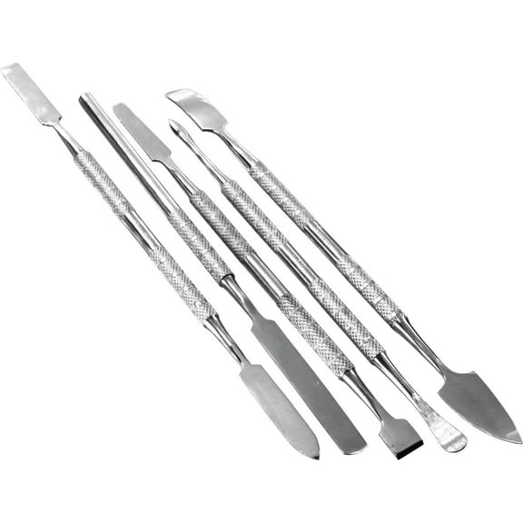 5 Pc Stainless Steel Spatula/Chisel Wax & Clay Sculpting Tool Set