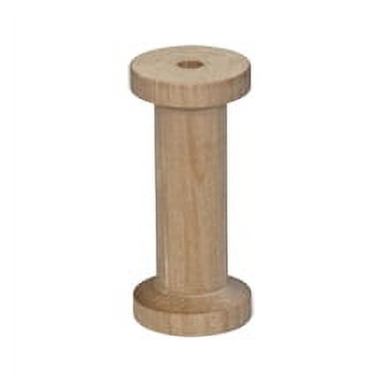 5 Pcs 1-1/4" x 2-3/4" Wood Thread Spool