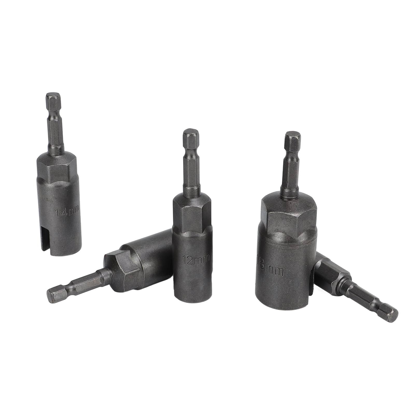 5 Pcs 1/4inch Hex Shank Power Wing Nut Driver Slotted Wing Nut Drill