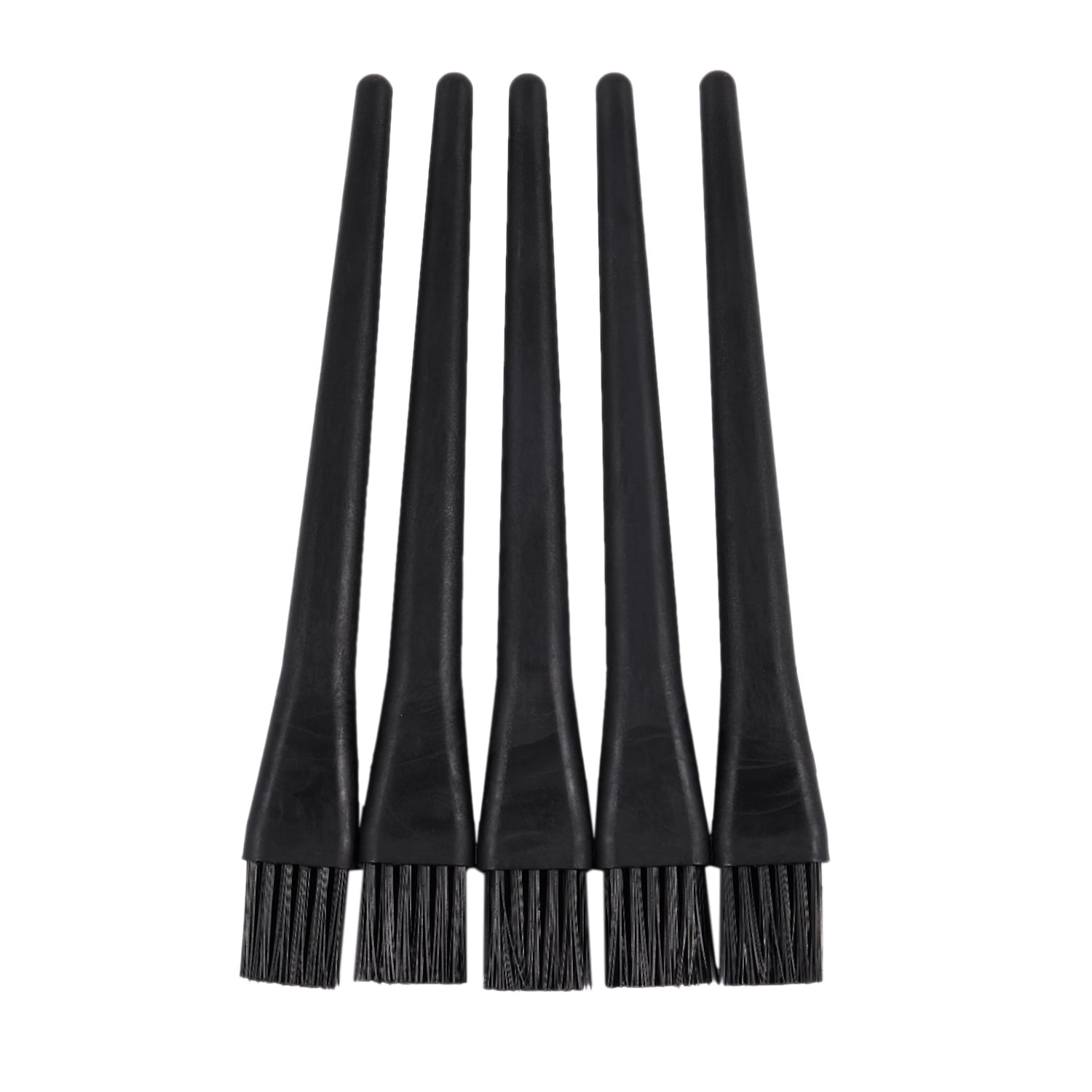 5 Pcs 1 5 X 0 5cm Black Plastic Round Handle Anti Static ESD Brush 5-pcs-1-5-x-0-5cm-black-plastic-round-handle-anti-static-esd-brush