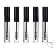 5 Pcs 10ml Mascara Tube Empty Portable Premium Eyelash Cream Container Bottle For DIY Mascara Container (including Rubber Insert And Funnel)