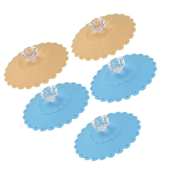 REOFLYUP Silicone Beverage Cup Lids Protective Caps for Home Use, General Users, 5 Pieces Set
