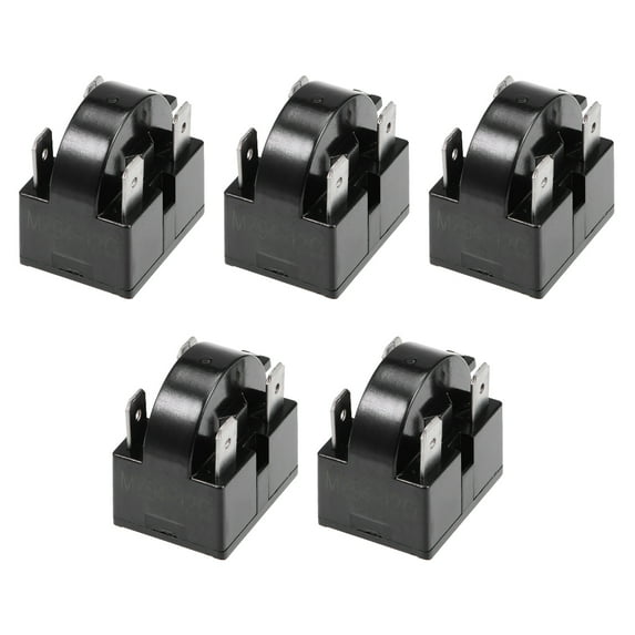 5 Pcs 12 Ohm 4-Pin Refrigerator PTC Starter Relay