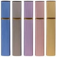 thumbnail image 1 of 5 Pcs 12ml Mini Refillable Travel Portable Perfume Atomizer Bottle Spray Pump Case, 1 of 1