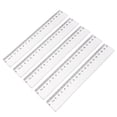 thumbnail image 1 of 5 Pcs 15cm 20cm Clear Ruler Measuring Ruler Plastic Ruler Straight Ruler Multifunctional Rulers Drawing Tool, 1 of 9