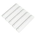 thumbnail image 1 of 5 Pcs 15cm 20cm Clear Ruler Measuring Ruler Plastic Ruler Straight Ruler Multifunctional Rulers Drawing Tool, 1 of 8