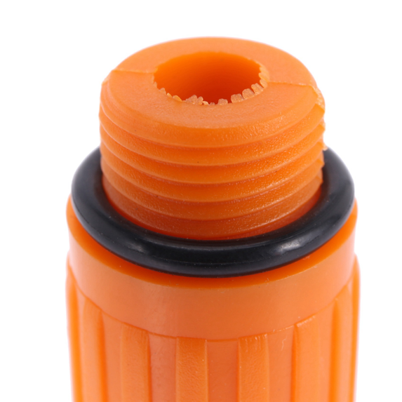 5 Pcs 16mm Male Thread Dia Plastic Oil Plug for Air Compressor Orange