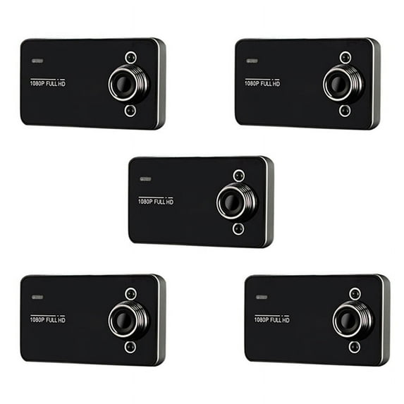 5 Pcs 2.2 Inch Car DVR Dash Camera Full 1080P Loop Recording Motion Detection Drive Recorder Wide Angle Night Vision