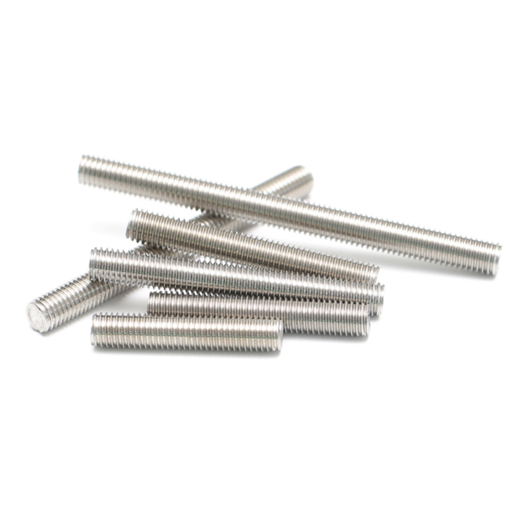5 Pcs 201 Stainless Steel Thread Rods, For Traitement Mechanical Equipment Diameter :M12 ,long: 110mm.